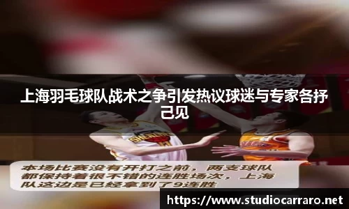 上海羽毛球队战术之争引发热议球迷与专家各抒己见
